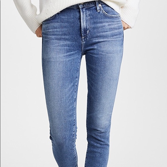 ☆ Free People Medium Wash Ankle Skinnies ☆ - Picture 2 of 8